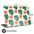 Bouffants and Broken Hearts Tropical Leaves and Citrus Universal Laptop 12in (9.8 x 6.8in) Skin
